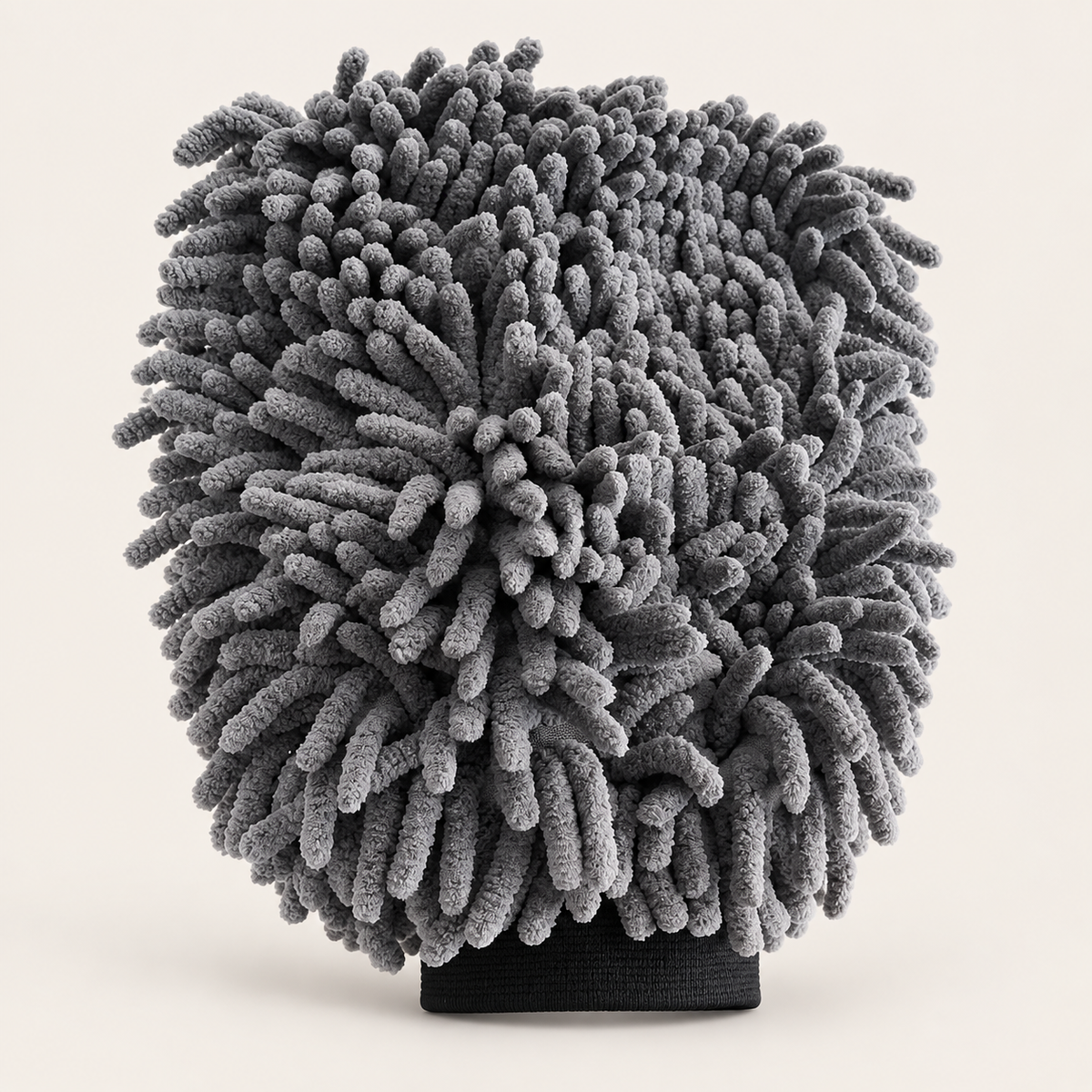Grijze microvezel schoonmaakhandschoen van Tante Dee met zachte lange vezels